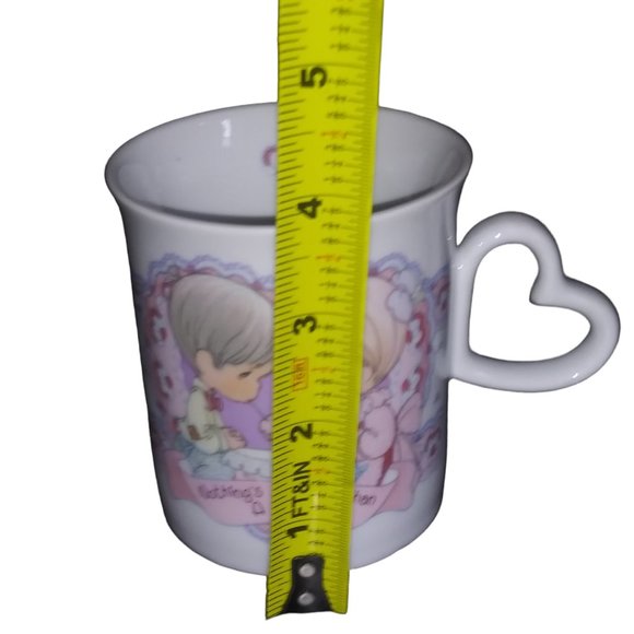 Precious Moments "Nothing's Sweeter Than A Friend" Heart Handle Mug Sam Butcher - Picture 7 of 7